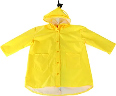 Obrázek produktu pro Dětská pláštěnka Rain Poncho Hooded Slicker Voděodolné oblečení do deště Cute Jacket Raincoat Cartoon Rain Suit for Kids Dinosaur(Yellow,XXL)