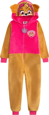 Immagine prodotto di Paw Patrol - Abbigliamento da notte tutto in uno per bambina NS9034 (104) (Marrone/Rosa)