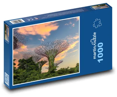 Produktbild von Puzzle 1000 Singapur - Gärten der Bucht - martinpuzzle