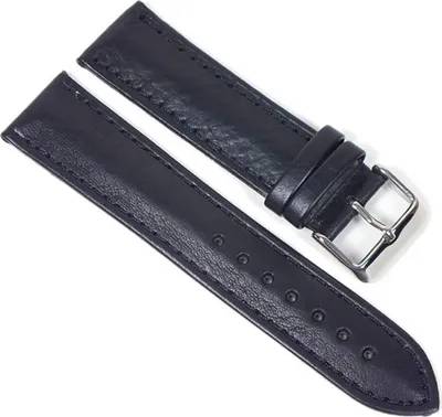 Produktbild von Soft-Kalb Uhrenarmband Leder schwarz, Stegbreite:20mm