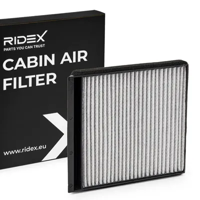 Produktbild von RIDEX 424I0227 Aktivkohle Innenraumfilter Pollenfilter für VW Golf V Schrägheck (1K1) TOURAN (1T1, 1T2) Passat Variant (3G5, CB5) für FORD für BMW X3