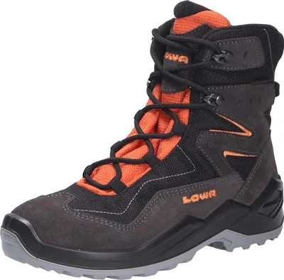 Produktbild von Lowa Jungen Stiefel, grau(graphitorange (9728)), Gr. 27