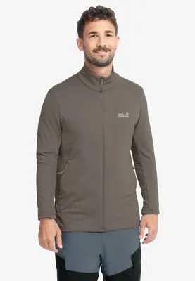 Produktbild von Jack Wolfskin Litestride Fz Herren atmungsaktive Fleecejacke flint XXXL