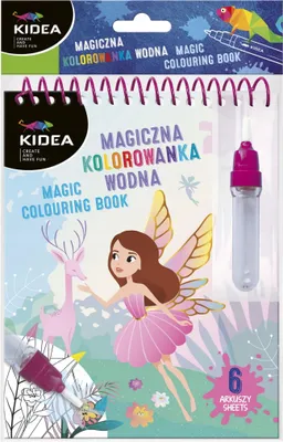 Obrázek produktu pro Kouzelná kniha akvarelů s kouzelnou vílí tužkou Kidea