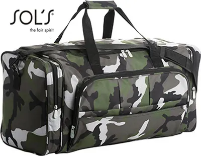 Produktbild von SOLs Bags 70900 | Travelbag / Reisetasche Tarn / Camouflage |  62 x 30 x 26 cm - Farbe: Camo - Größe: 62 x 30 x 26 cm