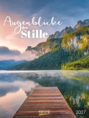 Produktbild von Korsch Wochenkalender Augenblicke der Stille 2027 Landschaftsfotos 24 x 32 cm