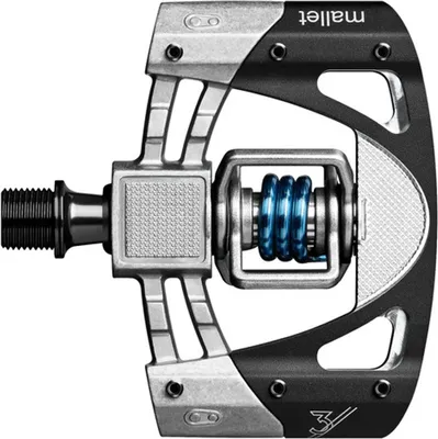 Produktbild von Crankbrothers Mallet 3, Mountain bicycle (MTB), Aluminium, Schwarz, Blau, Silber, Plattformpedale, 499 g, 2 Stück(e)