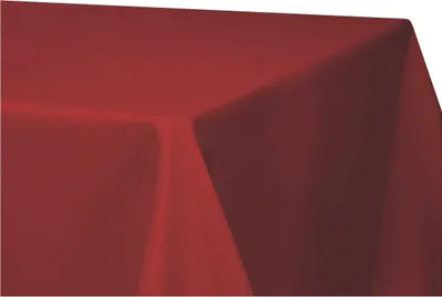 Produktbild von Tischdecke Leinenoptik 110x140 cm eckig Rot beschichtet wasserabweisend Lotuseffekt fleckenabaweisend