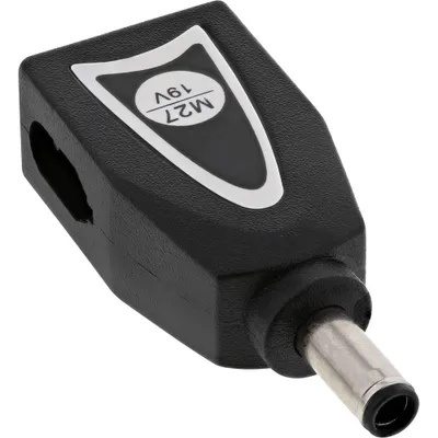 Produktbild von InLine® Wechselstecker M27 (19V) für Universal Netzteil, 90W/120W, schwarz