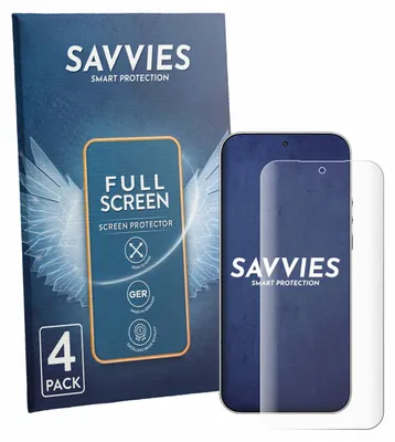 Produktbild von 4x Savvies Fullscreen Schutzfolie für Xiaomi Leica Leitzphone Displayschutz Folie Fullcover Klar Transparent