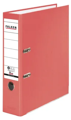Produktbild von Falken Ordner Recycolor 11285632 DIN A4 80mm Papier rot