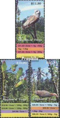 Produktbild von Briefmarken Tonga 2014 Mi 2006-2008 mit Zierfeld (kompl.Ausg.) postfrisch Vögel