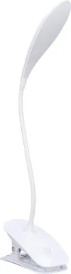 Image de Lampe de lecture LED rechargeable par USB Lampe de bureau à pince Lampe de lit àtactile pour la protection des yeux