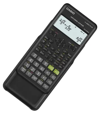 Productafbeelding van CASIO FX-82ESPLUS-2 wetenschappelijke rekenmachine, 252 functies, 77x162mm, zwart, verpakt in een doos