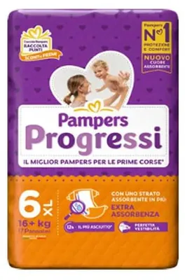 Produktbild von PAMPERS PROGRESSI XL, 17 Stück