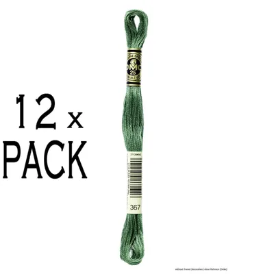 Obrázek produktu pro 12x vyšívací nit DMC Mouline Special 117MC -367, 6 vrstev, 8 m, VPE