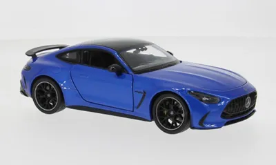 Image de Welly WEL24132MET.BLUE - 1/24 / Mercedes AMG GT, bleu/noir - Neuf