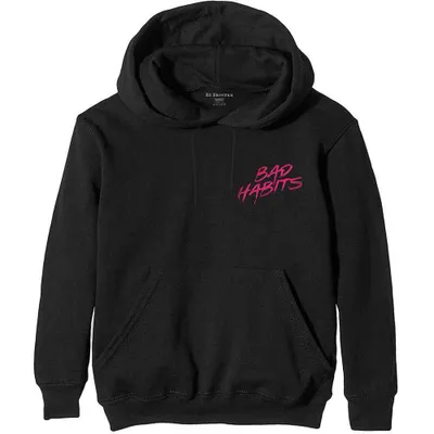 Produktbild von Ed Sheeran Bad Habits (Back Print) Black L Hoodie