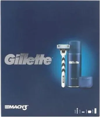 Produktbild von Gillette Giftset scheermes Mach 3 +Shaving Gel 75ml