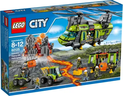Produktbild von LEGO® City 60125 Vulkan-Schwerlasthelikopter