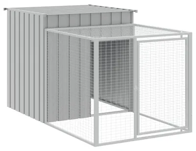 Produktbild von Geflügelkäfig, verzinkte Eisenkonstruktion, geräumiges Design, GRAU
