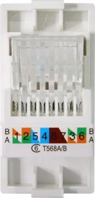 Image de LAN CAT6 RJ45 Internet Module de prise blanc DC SMART HOME