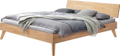 Produktbild von HASENA Trento Bett Ancona Eiche bianco massiv 160x200