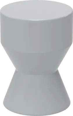 Produktbild von Sitzhocker aus Keramik 120kg belastbar Ø33 x 45,5 cm Wetterfest Garten Hocker in Sanduhrform Blumenhocker Fußhocker für Outdoor Camping Garten