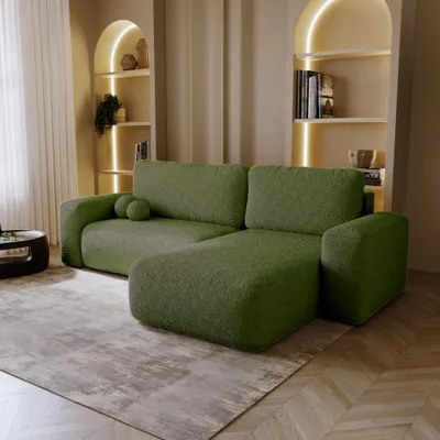 Produktbild von FurMeb24 ECKSOFA FADO L mit Schlaffunktion und bettkasten rechte Seite 282 x 94 x 177 cm Quelle 38