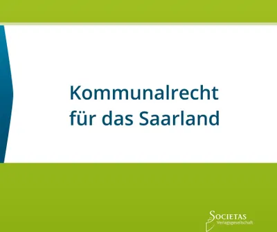 Produktbild von Kommunalrecht für das Saarland