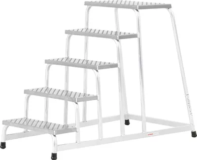 Produktbild von Hymer Maschinentritt Aluminium-Lochblech R13 5 Stufen