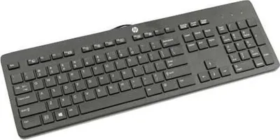 Produktbild von HP 803181-071, Volle Größe (100%), Kabelgebunden, USB, Mechanischer Switch, QWERTY, Schwarz