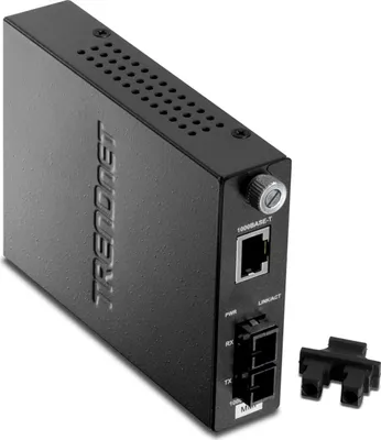 Zdjęcie produktu dla Trendnet TFC-1000MSC, 2000 Mbit/s, 1000Base-T, 1000Base-LX, IEEE 802.3ab, IEEE 802.3z, Gigabit Ethernet, 1000 Mbit/s
