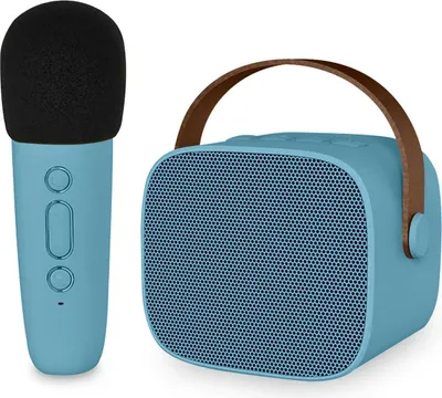 Productafbeelding van imoshion Kids Karaoke Set - Speaker en microfoon - Soft Blue