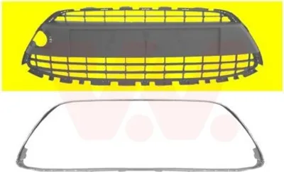 Produktbild von VAN WEZEL Lüftungsgitter Grill Stoßfänger für FORD Fiesta Mk6 Schrägheck (JA8, JR8)