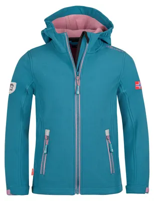Produktbild von Trollkids 175-334 Kinder-Jacke in Türkis – wasserdicht