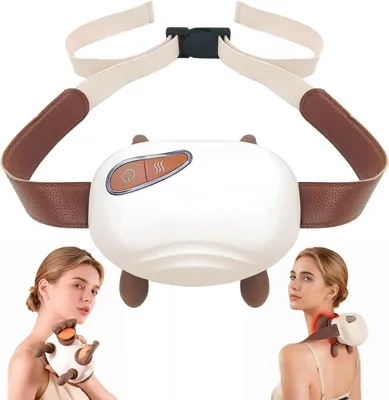 Produktbild von Drahtloses 4D-Nackenmassagegerät Bionische Hand-Tiefenmassage 3 wohltuende Massageprogramme Ihre tägliche Wahl für körperliche Entspannung