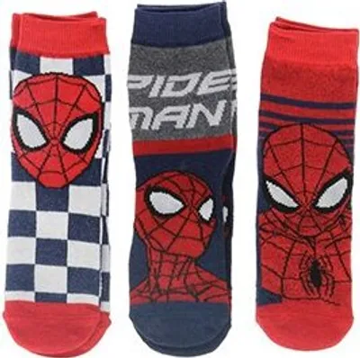 Zdjęcie produktu dla Zestaw skarpetek dziecięcych Spiderman 3-pak skarpetki, skarpetki do kostki, pończochy 27/30 kolor 1