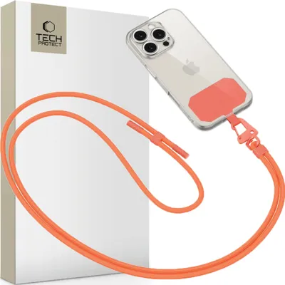 Produktbild von Tech-Protect C5S Rope Crossbody Strap Neon Orange