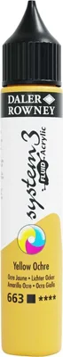 Produktbild von Daler Rowney System3 Acrylfarbe Yellow Ochre 29,5 ml 1 stk