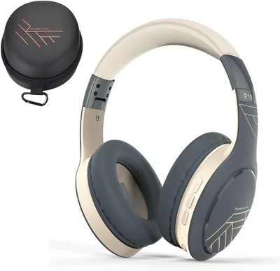 Produktbild von PowerLocus Over-Ear Bluetooth Kopfhörer, kabellos mit 3 EQ-Modi, 60h Akkulaufzeit, faltbares HiFi Stereo Headset mit Mikrofon & Komfortpolster