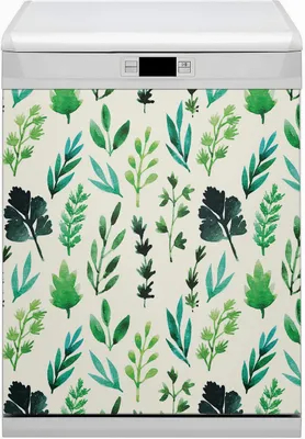 Produktbild von Geschirrspüle Magnet für Spülmaschine Magnetmatte Küche Magnete  Dekorative 60x70 cm  - Feldblumen