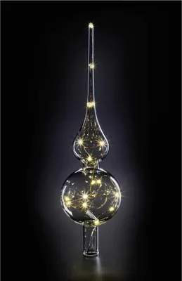 Produktbild von Krinner 76030, Weihnachtsbaumschmuck, Glas, Transparent, AA, 1 Stück(e), Box