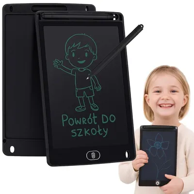 Zdjęcie produktu dla Tablet graficzny do rysowania dla dzieci 8,5 cala znikopis LCD notes elektroniczny tablica do pisania z rysikiem