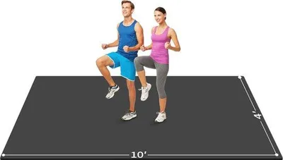 Produktbild von Famanu Yogamat Extra groß - 10 mm dick, rutschfest und langlebig