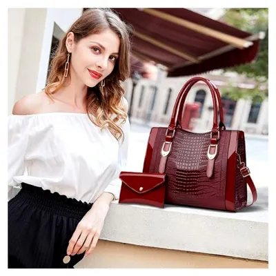 Produktbild von Elegante Damenhandtasche mit Geldbörse für Büro, Reisen und Einkäufe