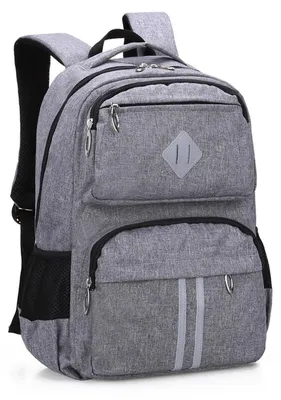 Immagine prodotto di Zaino per bambini, unisex, per ragazzi e ragazze, età 5-14 anni, colore grigio, con elementi riflettenti
