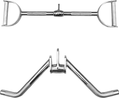 Produktbild von Sporttrend 24 - Seilzug Set Latzugstange mit Hufgriff + Trizeps Curl Griff