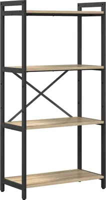 Image de Étagère vidaXL en chêne Sonoma, 60 x 30 x 120 cm, bois d'ingénierie