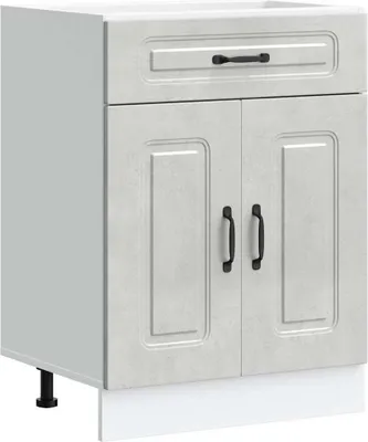 Immagine prodotto di vidaXL Base cucina Kalmar cemento grigio materiale legno